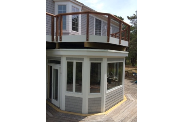 New deck and window trim